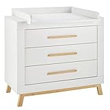 Schardt Wickelkommode Miami White 109 cm breit weiß geölt | 05 795 02 03