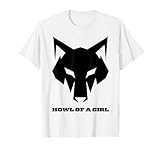 Lustiger Wolf für Frauen oder Mädchen, Wortspiel für Geburtstage oder Weihnachten T-Shirt