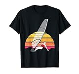 Retro Windsurfen Wassersport Segel Surfer T-Shirt T-Shirt