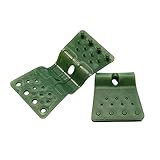 Masgard® Spezialclips Klemmen zur Befestigung von Schattiergeweben, Sichtschutznetzen, Teichnetzen (50, Grün)