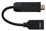HDMI 2.0 auf DisplayPort 1.2 Adapter - 4K 60Hz - 2K 144Hz - 1080P 240Hz - für Monitore, Fernseher, PCs, MacBooks, Spielekonsolen usw.