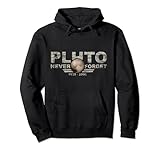 Vergiss nie Pluto Design Lustiges Space-T-Shirt im Retro-Stil Pullover Hoodie
