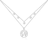 Good.Designs ® Halskette für Frauen | Damen Kette Silber Silberne Silver Silberkette silberfarben Damenhalskette Damenkette Damenschmuck