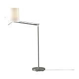 Ikea SAMTID - Stand- / Leseleuchte, vernickelt, weiß