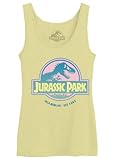 Jurassic Park Damen Wojupamtk010 Tanktop, gelb, XS