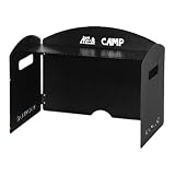 Windschutz für Campingofen – Windschutzscheibe für Campingofen, zusammenklappbar | leichtes Campingzubehör, Campingkocher, Windschutzscheibe, Outdoor-Küchenausrüstung