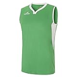 Mercury Unisex Basket Portland T-Shirt Tanktops, grün-weiß, L