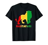 REGGAE RASTA LION - Rastafarian - Jamaikanisch - Musik T-Shirt T-S