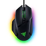 Razer Basilisk V3 - Kabelgebundene, anpassbare Gaming Maus mit Chroma RGB für PC / Mac (10+1 programmierbare Tasten, neigbares HyperScroll Mausrad, ergonomisches Design) Schw