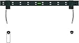 SCHWAIGER LWH3263 011 TV-Wandhalterung für Flachbildschirme mit 107-178 cm (42-70 Zoll), Halterung für LCD LED TFT Plasma, max. Belastung 50 kg, schwarz