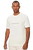 Calvin Klein Jeans Herren Regular Fit T-Shirt, Beige, 36