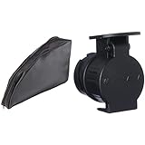 Westfalia 900001504923 Kunstledertasche & Adapter 13- auf 7-polig - Für die Verbindung von PKW BZW. Anhängerkupplung mit 13-poliger Steckdose auf Anhänger mit 7-poligem Stecker