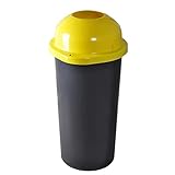 KUEFA 60L Mülleimer/Müllsackständer mit Einwurf (Gelb)