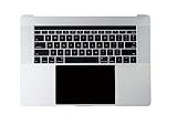 Ecomaholics Laptop-Touchpad-Schutzhülle für ASUS Zenbook Pro 16X OLED (UX7602) 16 Zoll (40,6 cm), schwarz, matt, kratzfest, wasserdicht, 2 Stück