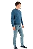 Fred Perry Sweatshirt M7535 V06 MDNGHTBL/LGHICE, blau, XXL