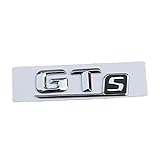 LILLIE Chrom GTs Buchstaben Kofferraum Emblem Aufkleber Aufkleber passend for Mercedes-Benz AMG GT Sport