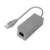 Eaxus® LAN Adapter Geeignet für Nintendo Switch, Wii U & Wii - USB Ethernet Adapter