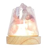ZQXCU Salzkristalllampe Himalaya Salzlampe Salzkristall-Lampe Salzstein Kristall Lampe Gute Einschlafhilfe für Kinder