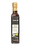 TRUSTY Bio Schwarzkümmelöl 250ml | Nigella Sativa Öl aus ägyptischen Samen ausgewählter Bio-Schwarzkümmelsaat | kaltgepresst & natürlich gefiltert | ohne Konservierungsstoffe und andere Zusatzstoffe