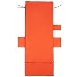 LIUXUEFE Multifunktionsstrand Lounge Chair Cover, Schnelltrocknung Lounge Chair Matte Handtuchabdeckung by (Color : Orange)