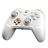 GameSir Cyclone 2 Multiplatform Wireless Controller- TMR Electromagnetic Joysticks&Hall Effect Switch triggers,6-axis Gyro Gaming Controller for Switch/PC/iOS/Android/Steam (Phantom White Standard)