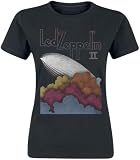 Led Zeppelin Roman Sky Frauen T-Shirt schwarz L 100% Baumwolle Band-Merch, B