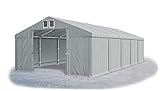 Das Company Lagerzelt 6x10m wasserdicht grau Zelt 560g/m² PVC Plane hochwertig Zelthalle Summer SD - Faltpavillon, Gartenpavillon, Pavillon, Lagerzelt, Gartenhaus, Zeltgarage, Garagenzelt - Party