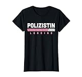 Damen Werdende Polizistin Beruf Polizei Studium Ausbildung T-Shirt