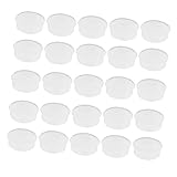 Generic 25 Stück Silikon-Flötenstecker, offenes Loch, Flötenstopfen, Flötenständer, Flöte, Fingerstecker, Flötengummis, Ersatzflöten, Querflöte, Weiß
