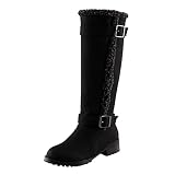 Lange Stiefeletten mit Reißverschluss für D