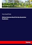 Kleines Kommersbuch für den deutschen Studenten