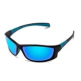 BangLong Polarisierte Sonnenbrille Sportbrille Fahrradbrille für Herren Damen UV400 Schutz , für Autofahren Radfahren Angeln Golf TR90