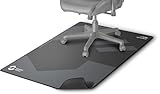 Speedlink GROUNID Floorpad-Bodenschutz, Gaming-Stuhl-Unterlage, Fußbodenschutz für Bürostuhl, Anti-Rutsch, 120 x 100 x 0,2 cm, schwarz