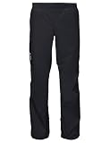 VAUDE Herren Mens Drop Pants Ii Regenhose, Black Uni, M-Short EU