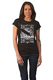 Led Zeppelin Shook Me Frauen T-Shirt schwarz S 100% Baumwolle Band-Merch, Bands