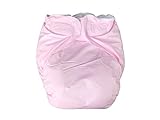 Haian Inkontinenz-Windeln für Erwachsene, PVC, Klettverschluss, Größe S / M, Baby Pink