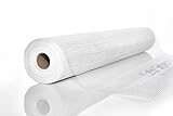 CaSi-Systems | 70 g/m² Armierungsgewebe Putzgewebe Glasfasergewebe Weiß für Innen & Außen, 50 m² R