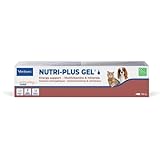 Virbac Nutri-Plus Gel | 120 g | Ergänzungsfuttermittel für Hunde und Katzen zur Nahrungsergänzung und Rekonvaleszenz | Appetitanregender, hoch konzentrierter Energieträger