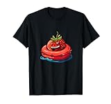 Cool Strawberry liebt Sommerabenteuer und Rivertubing T-Shirt
