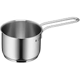 WMF Mini Stielkasserolle 10cm, klein, ohne Deckel, Kleiner Topf Induktion 0,5l, Cromargan Edelstahl, Kochtopf klein, stapelbar, für kleine Portionen, Sing