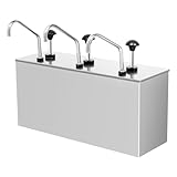 ACROSSPART Edelstahl Pumpspender Soßenspender Ketchup Spender Saucenspender Pumpspender Saucenspender Sauciere Senfspender Dosierspender für Sojasauce Essig Ketchup