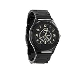 X-WATCH QIN XW Pro Herren Smartwatch Edelstahl iOS & Android Smartwatch – Smart Uhr Herren mit Fitness Tracker Funktionen – Pulsmesser