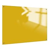 Whiteboard Glas Solid Gelb 60x90 cm | Sam Creative Whiteboard | Design Whiteboard aus Glas