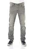 MUSTANG Herren Jeans Real X Oregon Tapered K Stretchhose Jeanshose Sweathose Denim 87% Baumwolle Blau Schwarz Grau (38W / 32L, Light Grey Denim (311))
