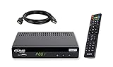 COMAG SL65T2 DVB-T2 Receiver inkl. 3 Monate gratis Freenet TV (Private Sender in Full-HD), PVR Ready, Digital, Full-HD 1080p, HDMI, SCART, Mediaplayer, USB 2.0, 12V tauglich, 1,5m HDMI Kabel