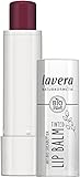 lavera Tinted Lip Balm - Deep Plum 04 - Lippenbalsam - glutenfrei - ohne Silikone - ohne Mineralöl - ohne Mikroplastik - Hochwertige Bio-Inhaltsstoffe - Vitamin E - Bio-Sheabutter - 4,5g
