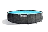 Intex 15FT X 48IN GREYWOOD Prism Frame Premium Pool S