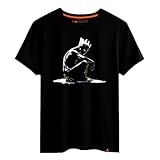 Magmatic - T Shirt Floraler Koloss Comics, Männer, Unisex, Kinder, Kollektion Dark Dream, Schwarzes Premium-T-Shirt aus 100% Baumwolle, Geschenk für Superheldenfans, Weihnachten, Comics-F