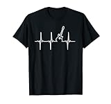 Gitarre Herzschlag Geschenk Musik Instrument T-Shirt