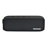 Magnavox MMA3928 wasserdichter tragbarer Bluetooth-Lautsprecher in Schwarz | True Wireless Stereo (TWS) Bluetooth Lautsprecher | AUX-Anschluss unterstützt | IP66 wasserdicht und staubschutz |